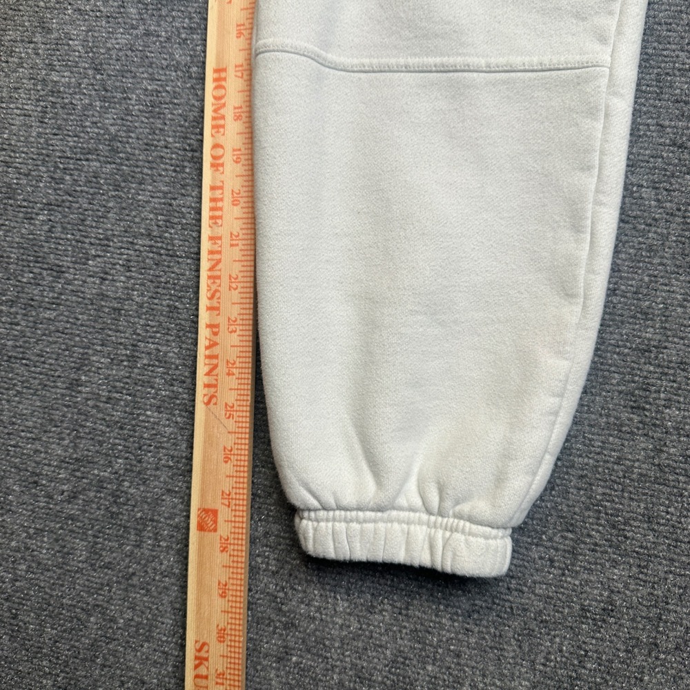 Aritzia Tna Cozy Fleece Mega Cargo Sweatpants Womens 2XS White Joggers High Rise - Picture 12 of 13